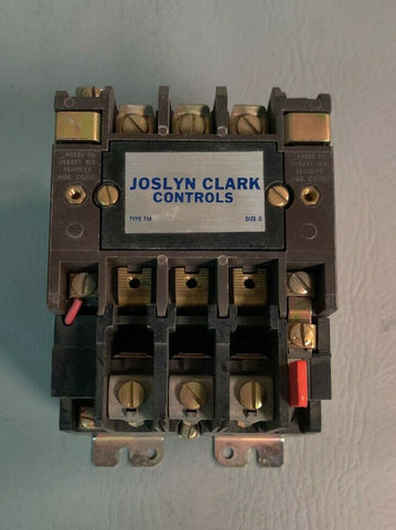 Joslyn Clark controls T13U030 NEMA SIZE 0 motor starter Used
