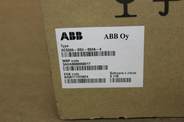 NEW ABB 3HP AC DRIVE ACS355-03U-05A6-4