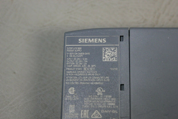 SIEMENS SITOP UPS1600 AUTOMATION POWER SUPPLY 6EP4134-3AB00-0AY0