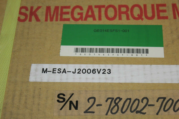 NEW NSK MEGATORQUE MOTOR DRIVE M-ESA-J2006V23 FACTORY SEALED
