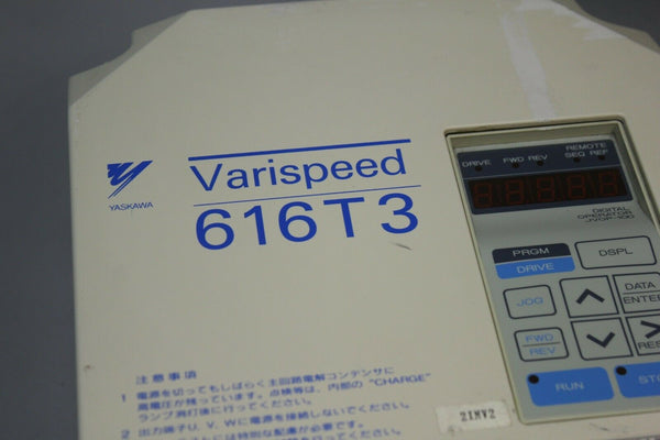 YASKAWA VARISPEED 616T3 INVERTER DRIVE CIMR-T3A21P5