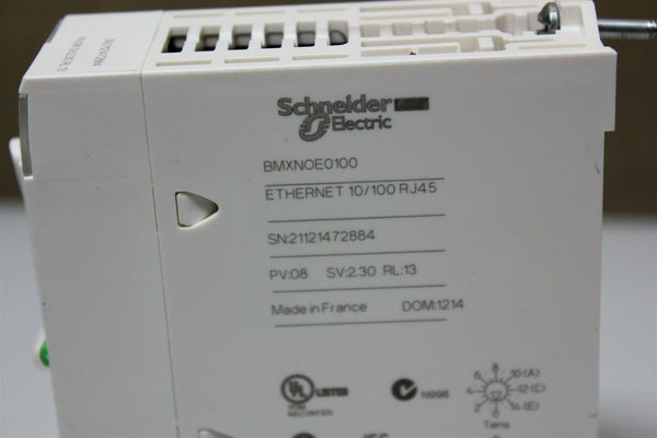 SCHNEIDER ELECTRIC MODICON M340 ETHERNET PLC MODULE BMXNOE0100 SV:2.30