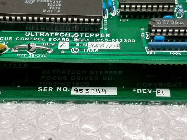 Ultratech Stepper Focus Control & Driver Board 0553-623300 & 1053-621600